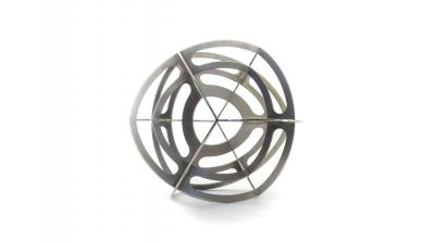 Pedro Cerisola HIDRA rhombic dodecahedron sculpture