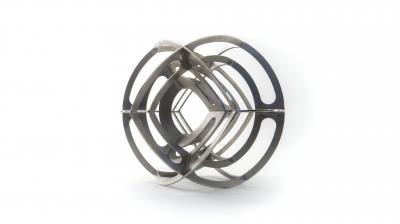 Pedro Cerisola HIDRA rhombic dodecahedron sculpture