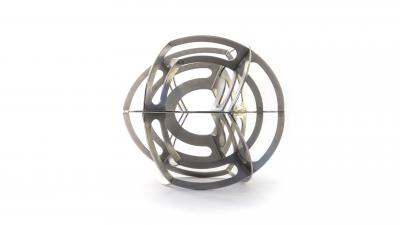 Pedro Cerisola HIDRA rhombic dodecahedron sculpture