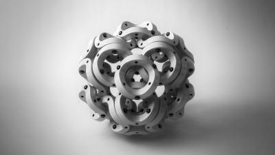 Pedro Cerisola SPHERE 32 from CUMULOS series geometric sculpture