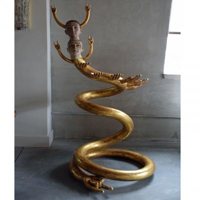 Pedro Friedeberg 68 inches Early Sculpture By Pedro Friedeberg 1960s
