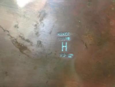 Pedro Friedeberg Huge Mexican Modernist Mixed Metal And Abalone Fish Bowl