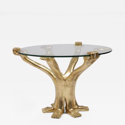 Pedro Friedeberg Pedro Friedeberg Gold Six Arm Table Signed