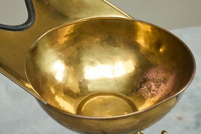 Pelleray Paris Bruxelles Antique Hairdresser Wash Basin in Patinated Brass