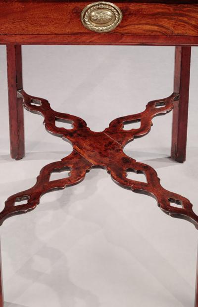 Pembroke Table with a Pierced Cross Stretcher