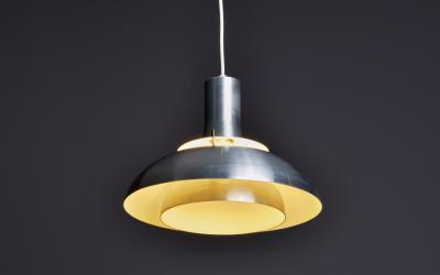 Pendant Lamp in Aluminum 1970s