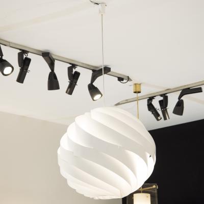 Pendant lighting in lacquered steel by Morten Gottler circa 1960