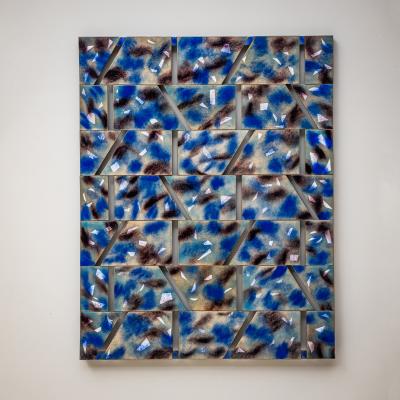 Pendant of abstract Compositions by Paolo de Poli Italy