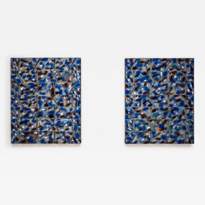 Pendant of abstract Compositions by Paolo de Poli Italy