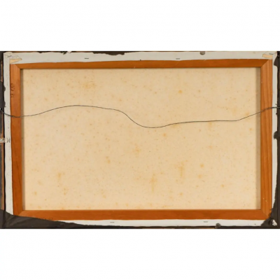 Pennsylvania Artist Bertha Ottilie Stammler Townsend Architectural Oil Painting