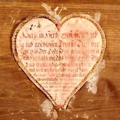 Pennsylvania German Painted Chest with Fraktur