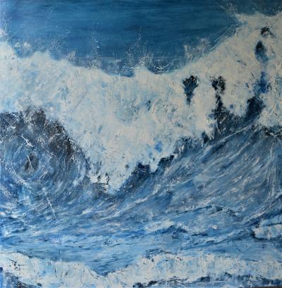Penny Rumble Power Contemporary Seascape Oil painting