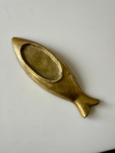 Pepe Mendoza Pepe Mendoza Malachite Fish Ashtray Mexico