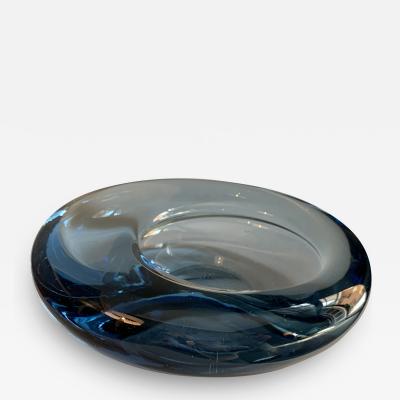 Per L tken Danish Glass Ovoid Bowl by Per L tken for Holmegaard 1960s