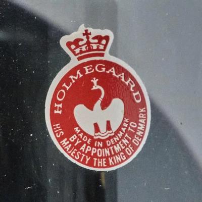 Per L tken Large Black and Smoked Glass Vase by Per Lutken for Holmegaard