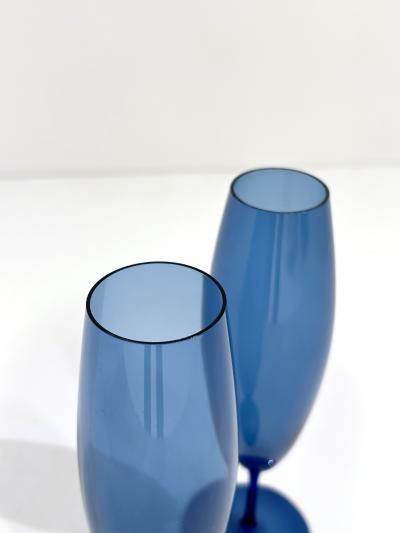 Per L tken Pair of Holmegaard Glass Flutes by Per Lutken