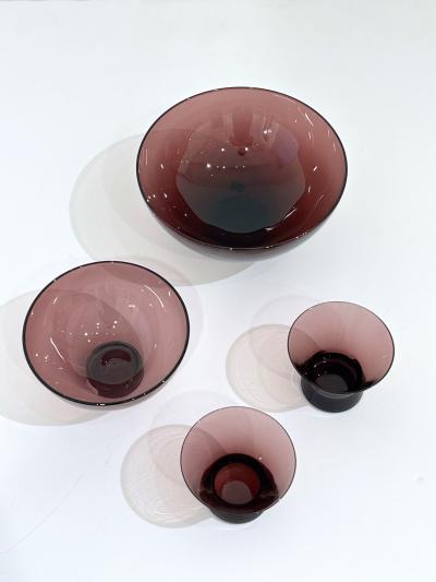 Per L tken Set of Four Holmegaard Glass Dishes by Per Lutken