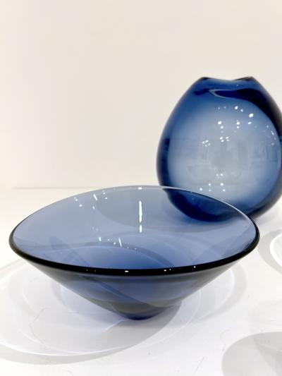 Per L tken Set of Four Per Lutken for Holmegaard Glass Pieces