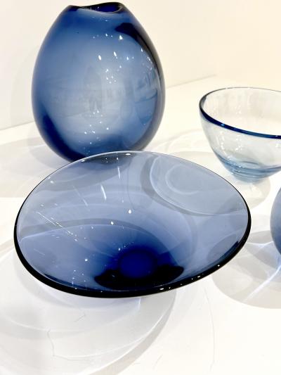 Per L tken Set of Four Per Lutken for Holmegaard Glass Pieces