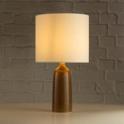 Per Linnemann Schmidt Hare s Fur Glaze Table Lamp by Palshus Denmark 1960s