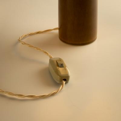 Per Linnemann Schmidt Hare s Fur Glaze Table Lamp by Palshus Denmark 1960s
