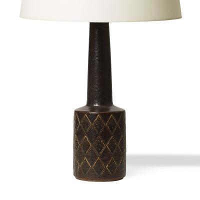 Per and Annelise Linnemann Schmidt Danish Modern Table Lamp with Harlequin Relief by Palshus Stent j