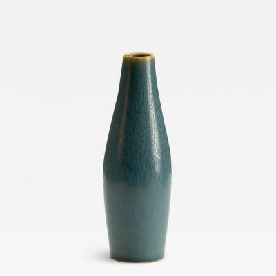 Per and Annelise Linnemann Schmidt Petrol Blue Palshus Model 1163 Single Bud Vase Denmark 1960s