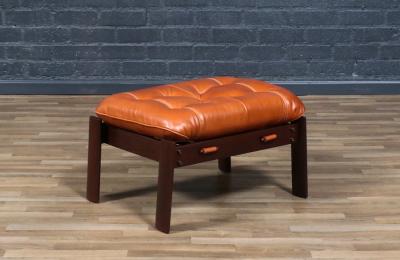 Percival Lafer Brazilian Leather Stool MP 41 Series by Percival Lafer