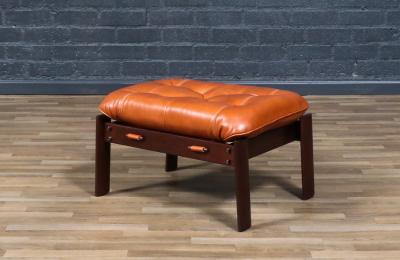 Percival Lafer Brazilian Leather Stool MP 41 Series by Percival Lafer