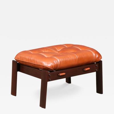 Percival Lafer Brazilian Leather Stool MP 41 Series by Percival Lafer