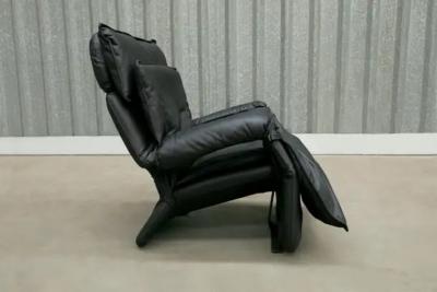 Percival Lafer Brazilian Mid Century Reclining Chair in Leather by Percival Lafer c 1980s