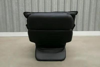 Percival Lafer Brazilian Modern Pony Reclining Chair in Leather by Percival Lafer 1980s