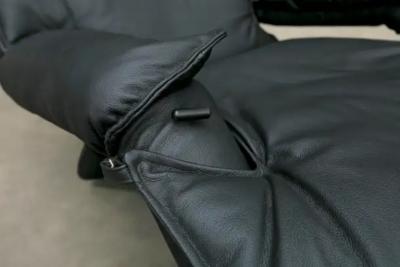 Percival Lafer Brazilian Modern Pony Reclining Chair in Leather by Percival Lafer 1980s