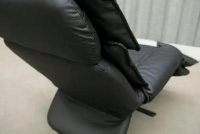 Percival Lafer Brazilian Modern Pony Reclining Chair in Leather by Percival Lafer 1980s