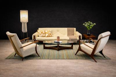 Percival Lafer MP 13 Sofa in Rosewood Leather Percival Lafer