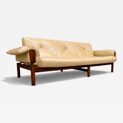 Percival Lafer MP 13 Sofa in Rosewood Leather Percival Lafer