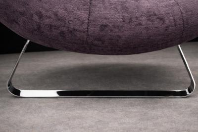 Percival Lafer MP 163 Earth Lounge Chair w Ottoman in Tufted Velvet Upholstery P Lafer