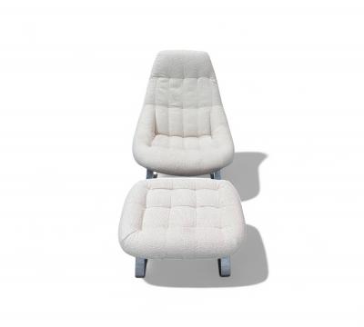 Percival Lafer MP 163 Lounge Chair with Ottoman Percival Lafer 1976 Lot 651A