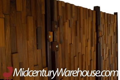Percival Lafer Percival Lafer Mid Century Brazilian Rosewood and Leather Room Divider