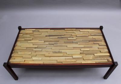 Percival Lafer Sculptural 1960s Brazilian Coffee Table by Percival Laffer