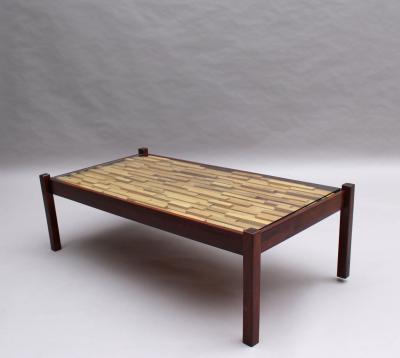 Percival Lafer Sculptural 1960s Brazilian Coffee Table by Percival Laffer