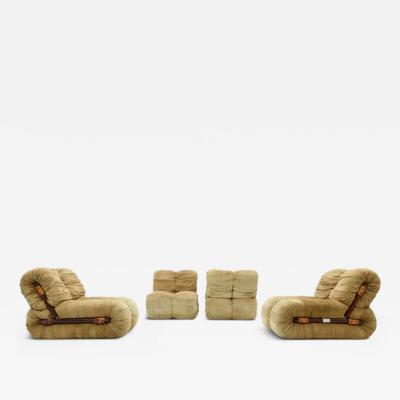 Percival Lafer Set of Four Percival Lafer MP 116 Modular Lounge Chairs
