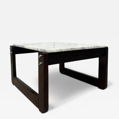 Percival Lafer Side Table in Hardwood Marble Percival Lafer 1970s Lot 290