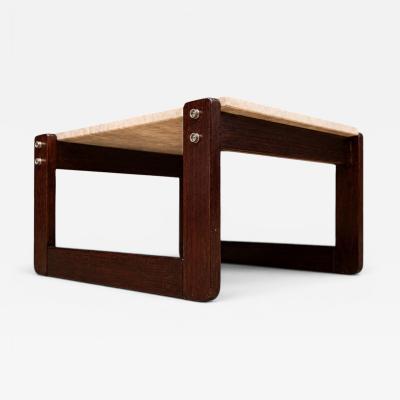 Percival Lafer Side Table in Hardwood Marble Percival Lafer 1970s Lot 290