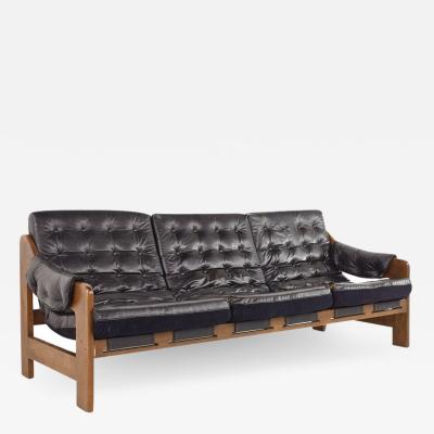 Percival Lafer Style Mid Century Tufted Sofa