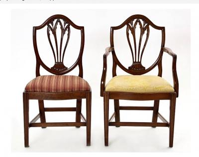 Period George III Hepplewhite Dining Chairs c 1780 1785