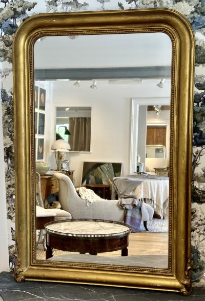 Period Louis Philippe Giltwood Mirror