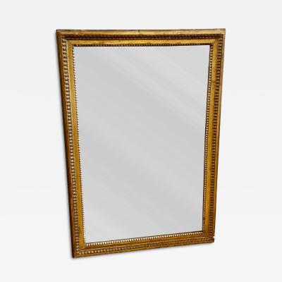 Period Louis XVI Giltwood Mirror Late 18th Century
