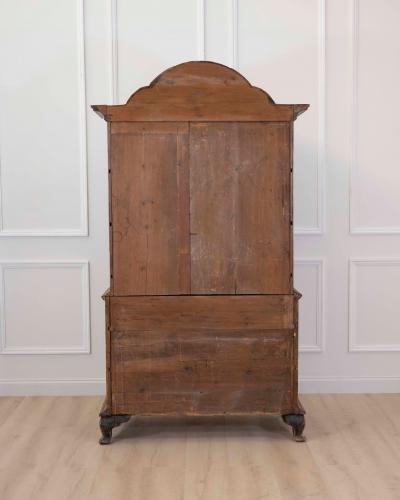 Period Rococo Cabinet with Glass Doors circa 1820