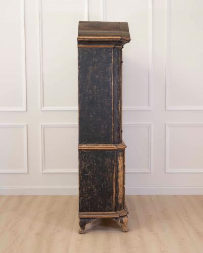 Period Rococo Cabinet with Glass Doors circa 1820